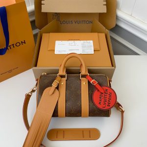 「#2207」Louis Vuitton The New Keepall Bandouli ère 25 handbag  M11542  Size：25*15*11cm