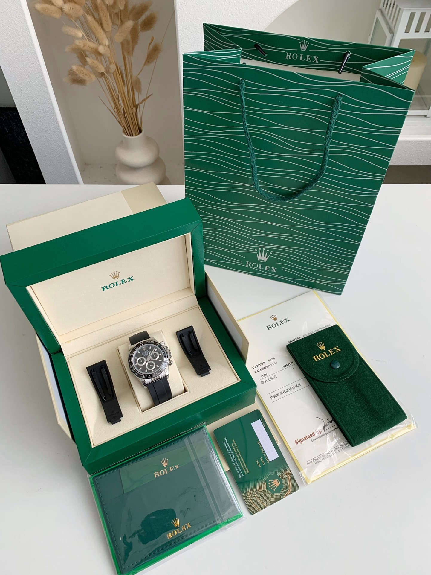 「#969」ROLEX DAYTONA 904L Series Men's Watch