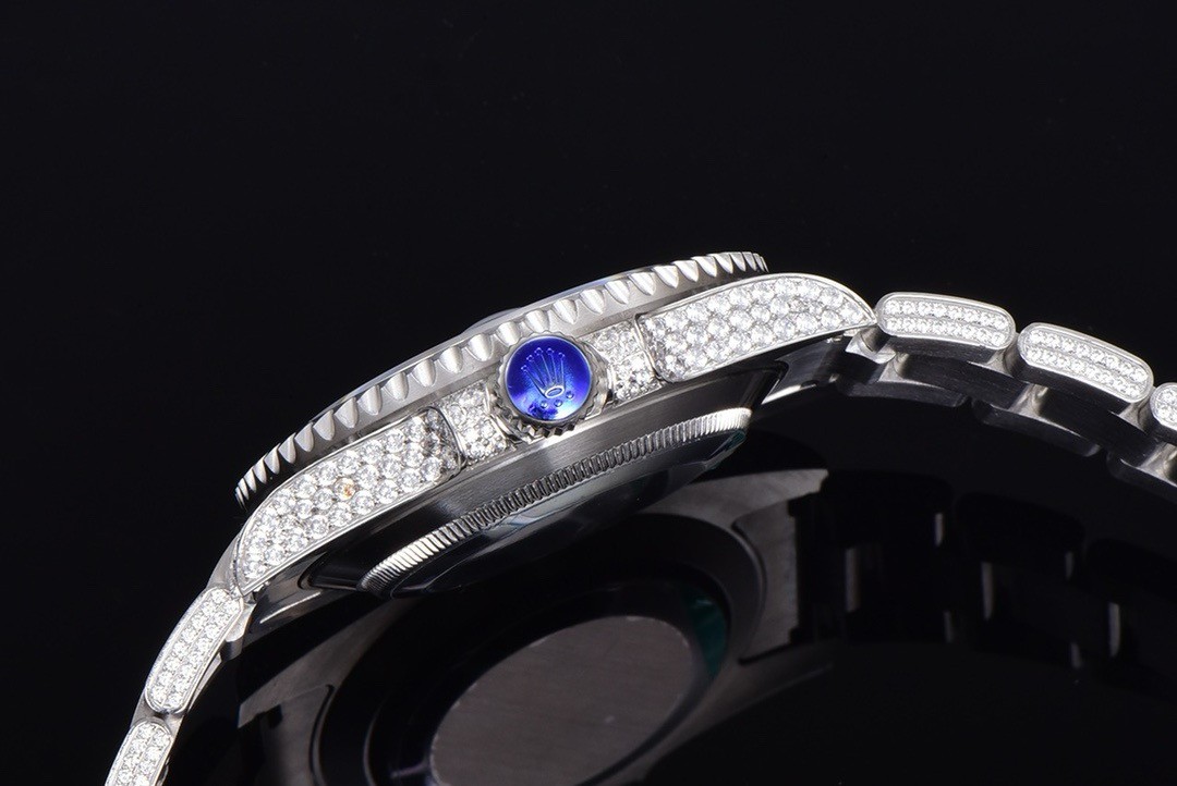 「#2137」Rolex 904 Steel Submariner Luxury Full Diamond Special Edition