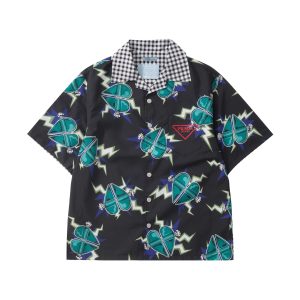 「#5580」PRADA x Crypted NFT  Timecapsule Short-sleeve shirt