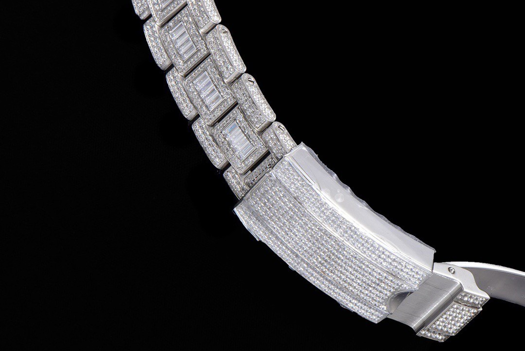「#2137」Rolex 904 Steel Submariner Luxury Full Diamond Special Edition